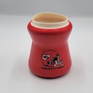 Vtg 1980s Chiefs High Density Foam Coozie Drink Holder. Koozie Beer Can Soda NFL